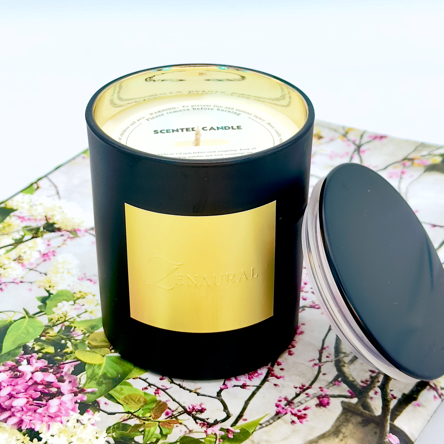 Luminara Collection – Monochrome Glass Candle