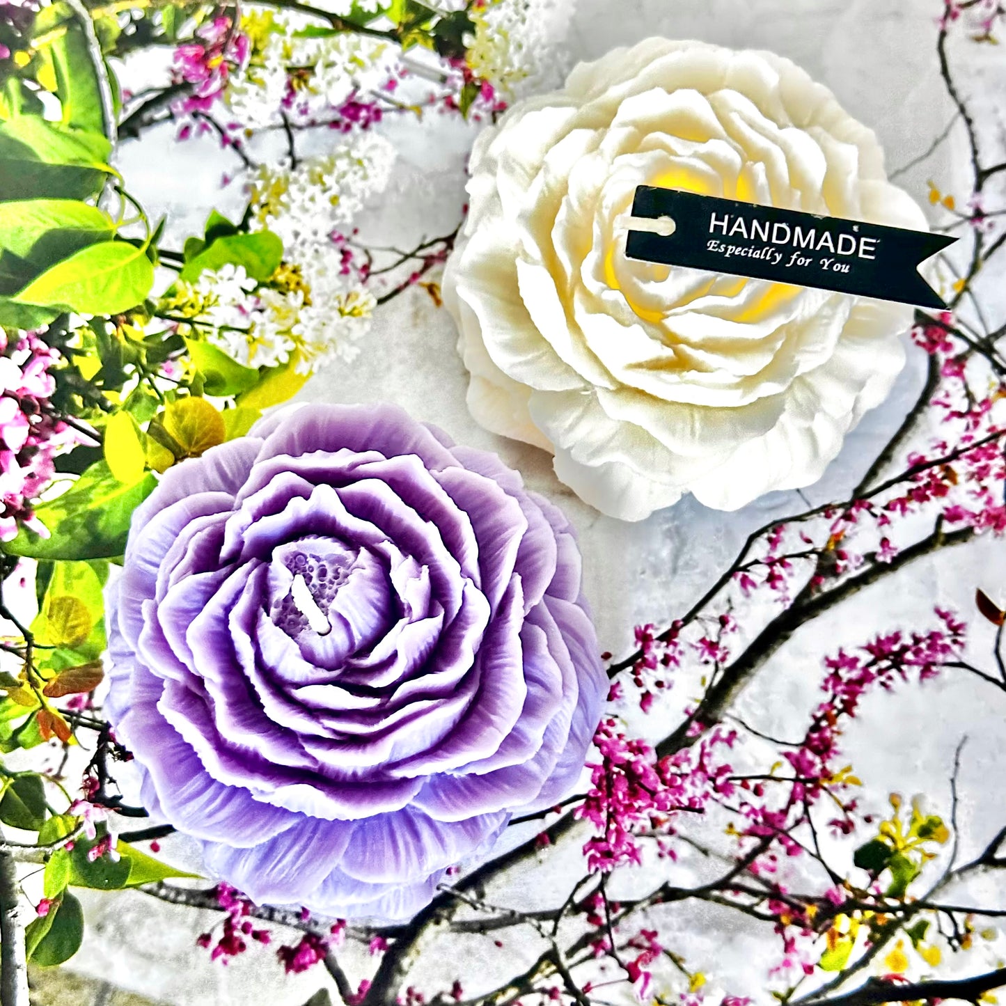 Petal Harmony — Duo-flower Gift Set · Lilac Veil
