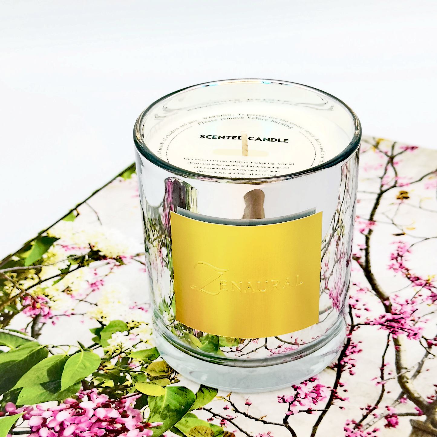 Luminara Collection – Monochrome Glass Candle