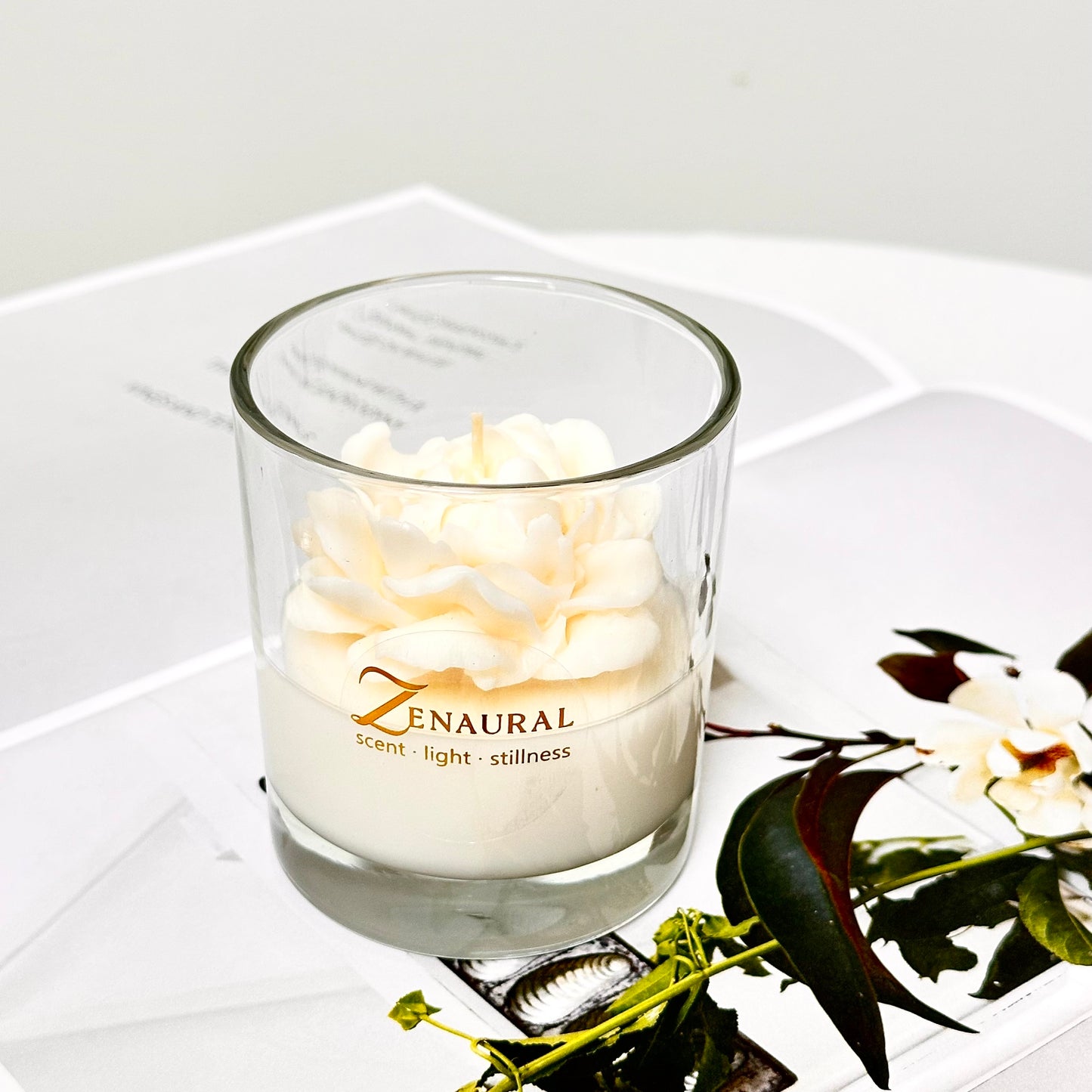 Veloria Gift Bloom — Ivory Whisper