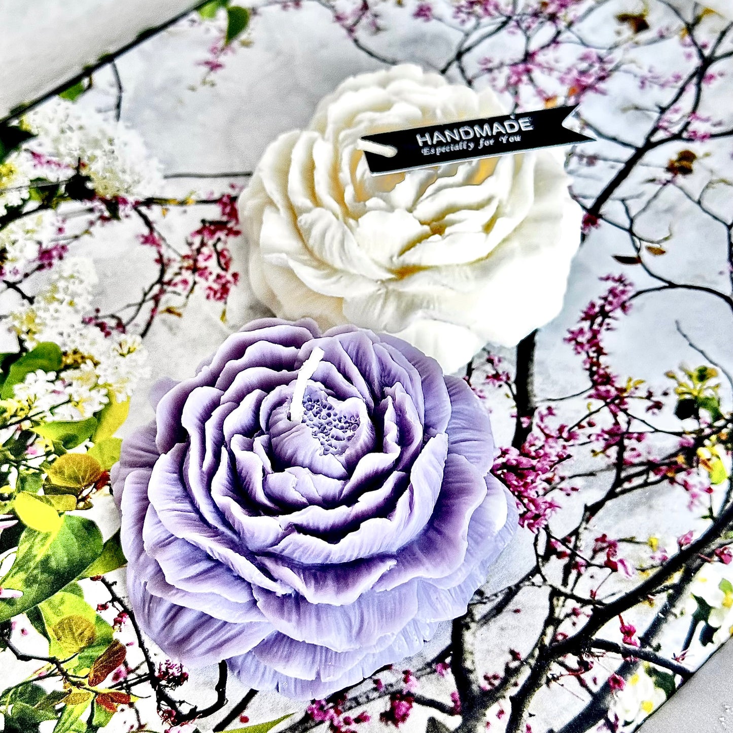 Petal Harmony — Duo-flower Gift Set · Lilac Veil