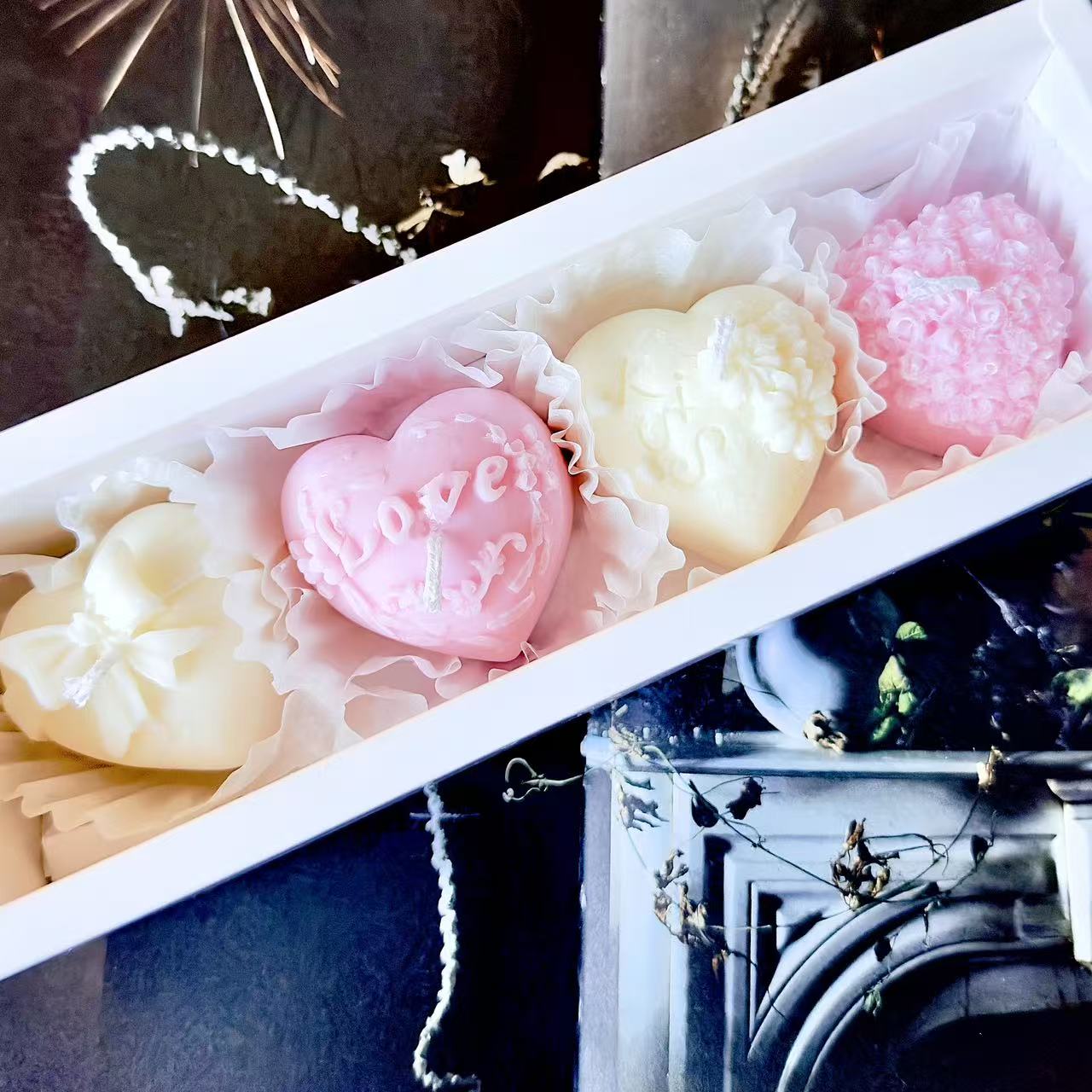 Wick & Melt 4-Heart Collection