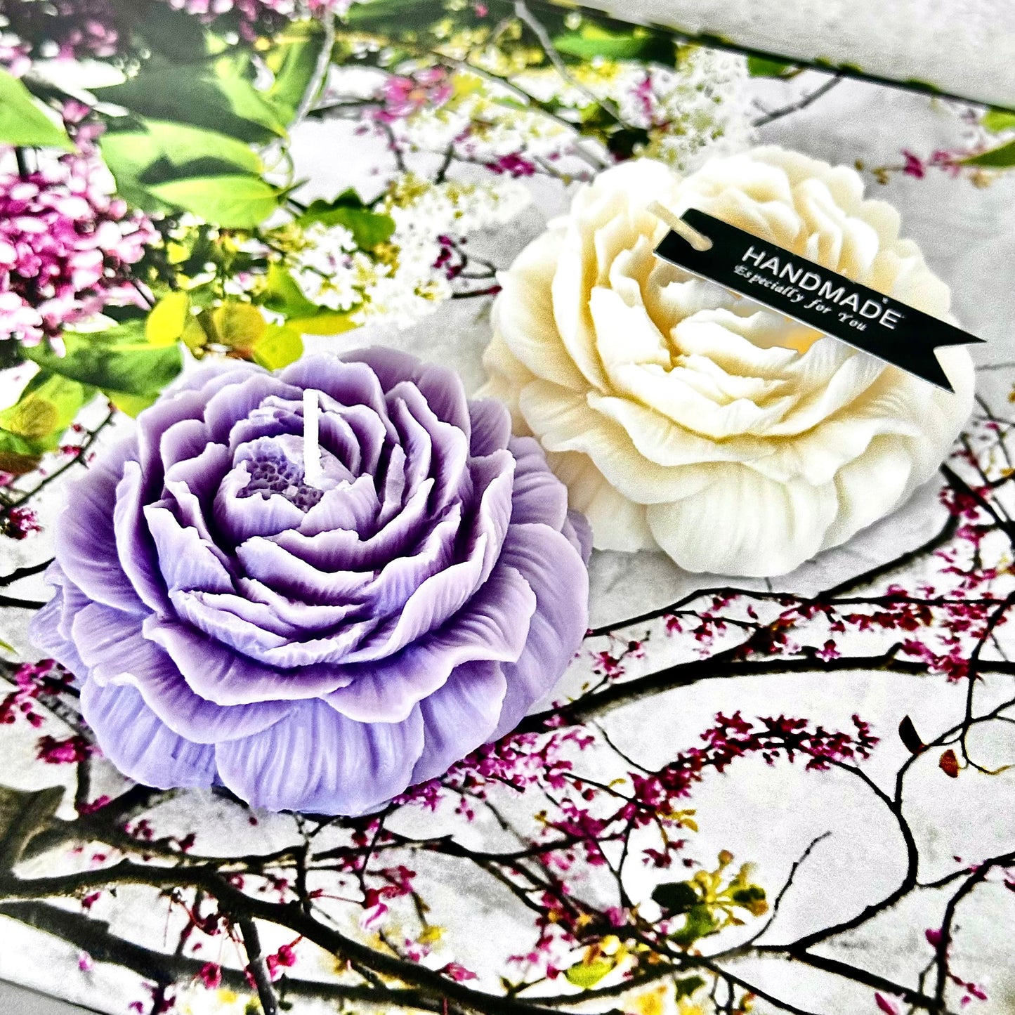 Petal Harmony — Duo-flower Gift Set · Lilac Veil