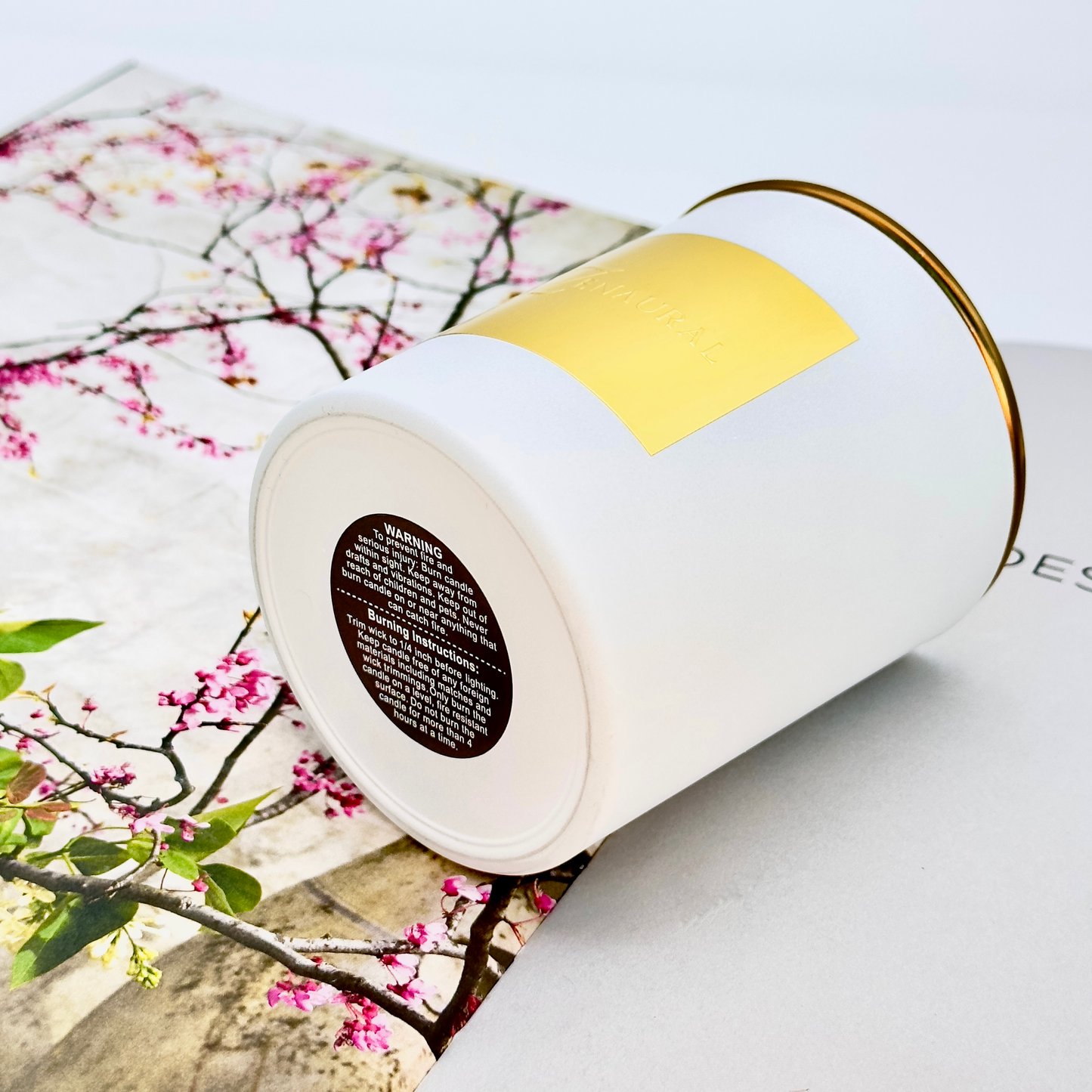 Luminara Collection – Monochrome Glass Candle