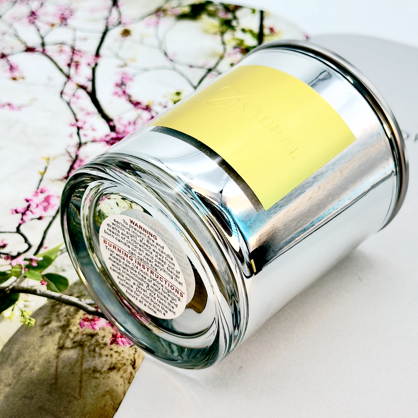 Luminara Collection – Monochrome Glass Candle