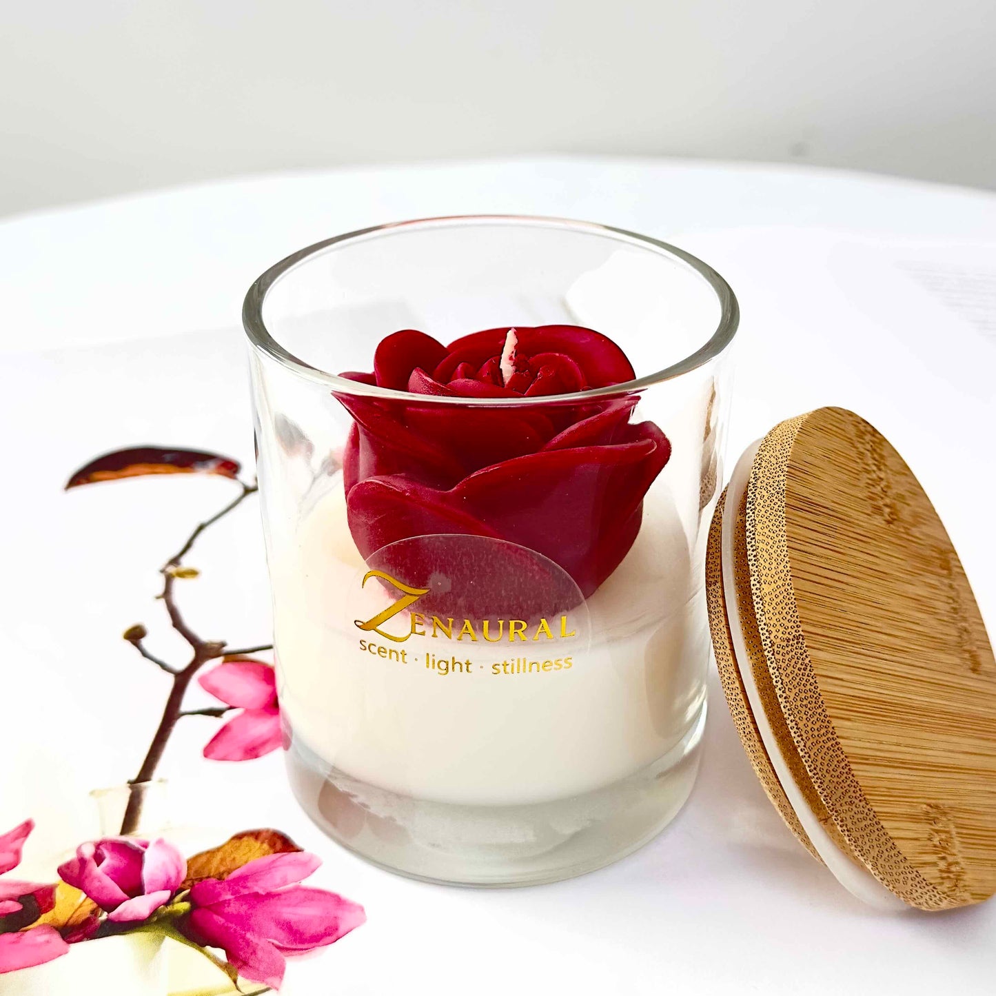 Veloria Gift Bloom — Crimson Bud