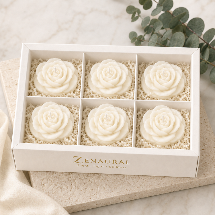Sculpted Rose Candle Gift Sets