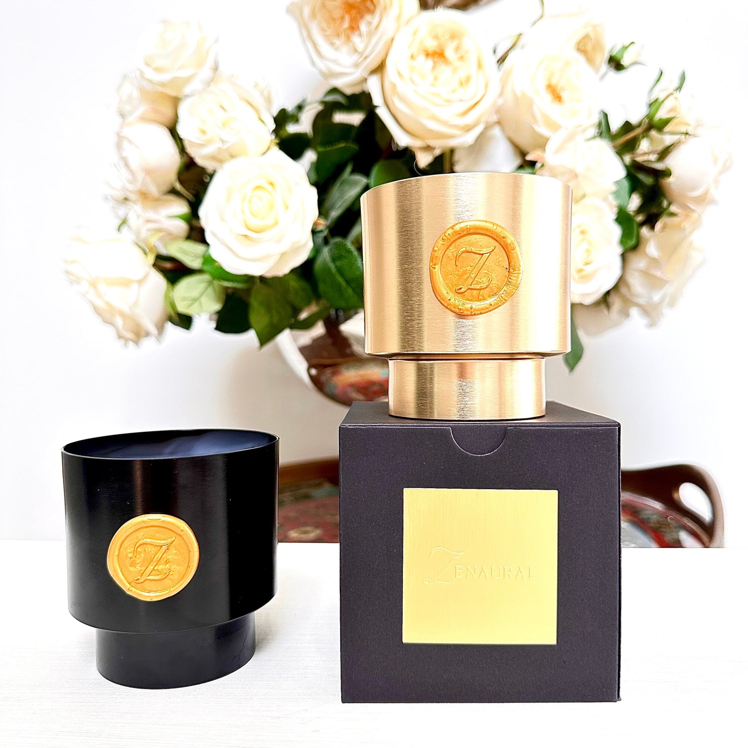 A Pot of Gold — Brushed Metal Cup Candles
