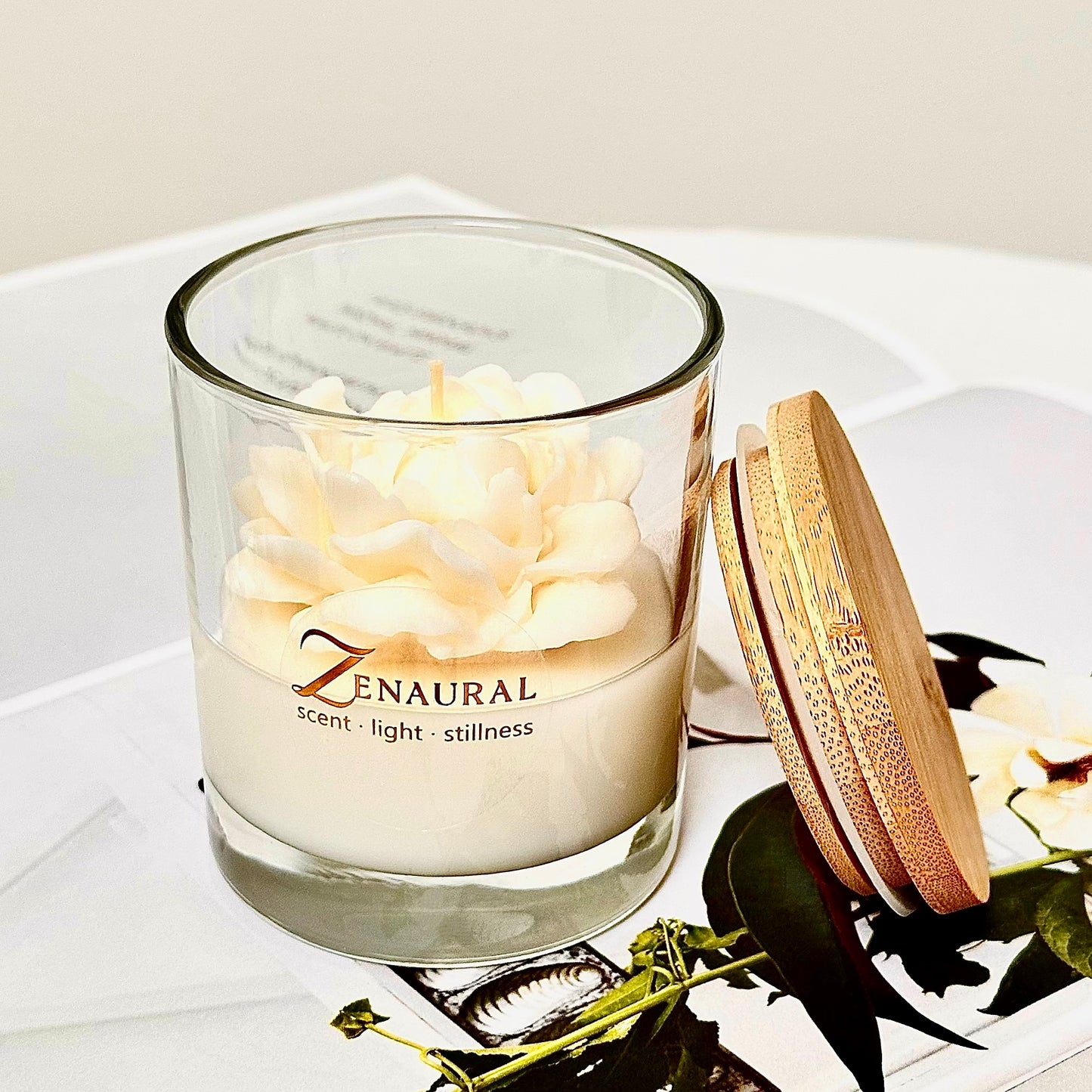 Veloria Gift Bloom — Ivory Whisper