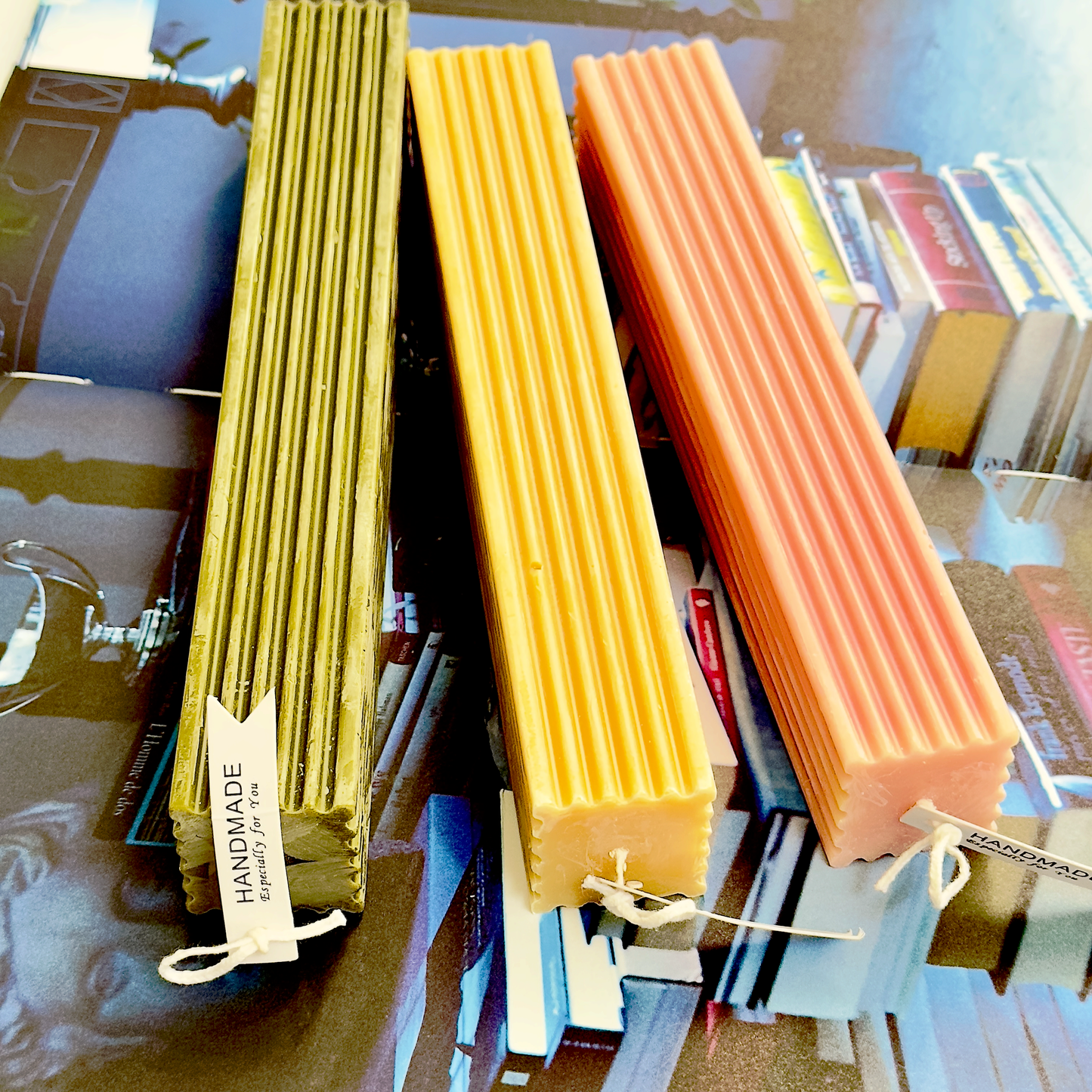 Morandi Square Column — Sculpted Ridges