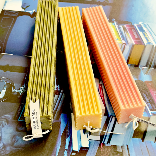 Morandi Square Column — Sculpted Ridges