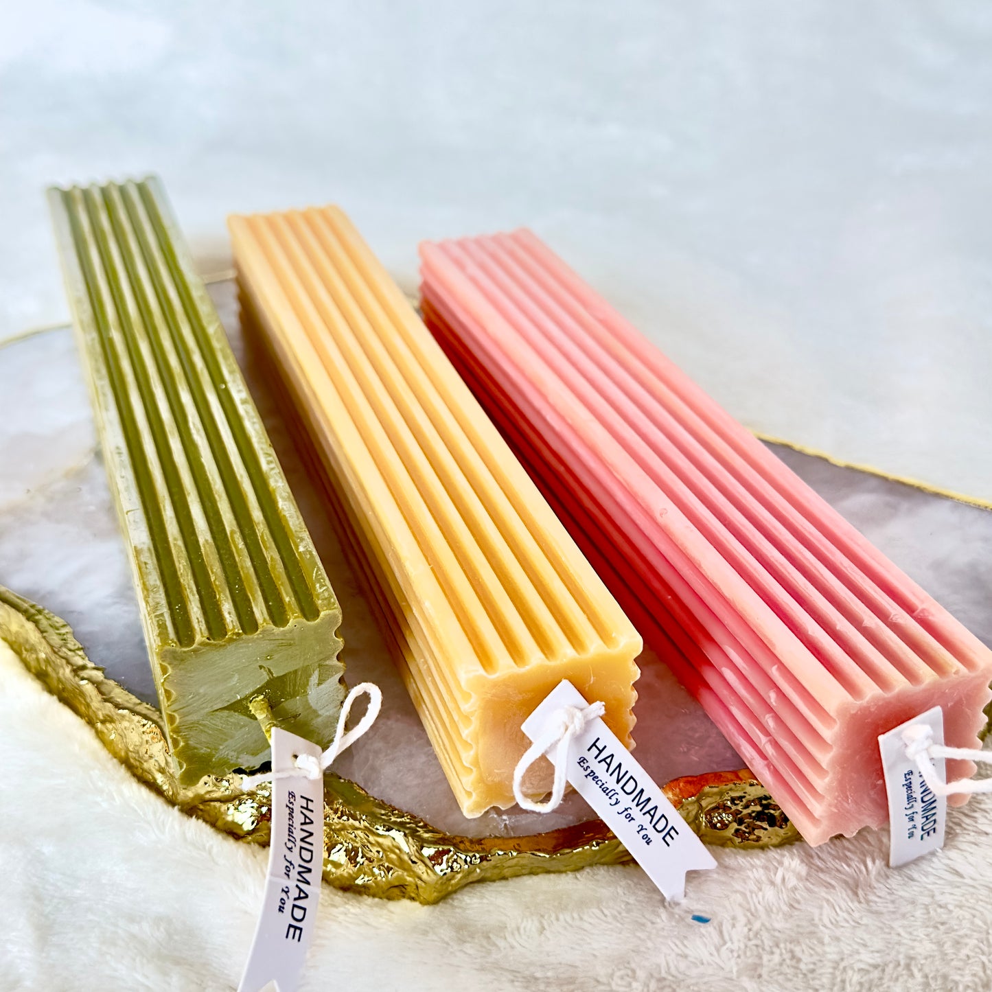 Morandi Square Column — Sculpted Ridges