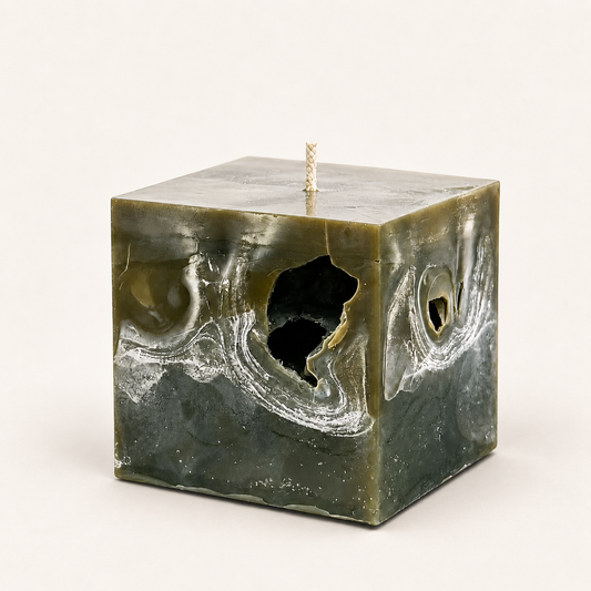 Aether Hollows — Olive Strata Cube