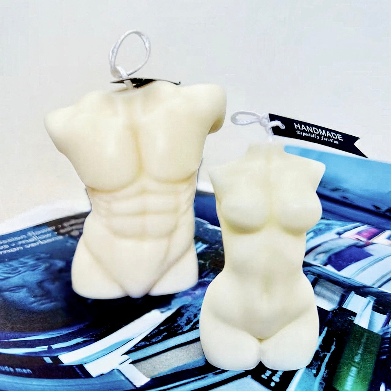 Sculpted Serenity – His & Her Duo (Ivory Edition)