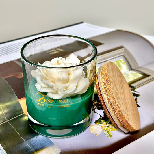 Veloria Gift Bloom — Emerald Ivory