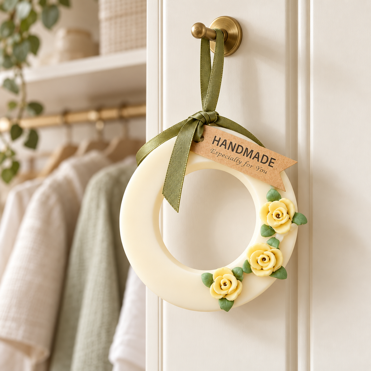 Rose Wax Sachet — Ring — Cucumber & Waterlily