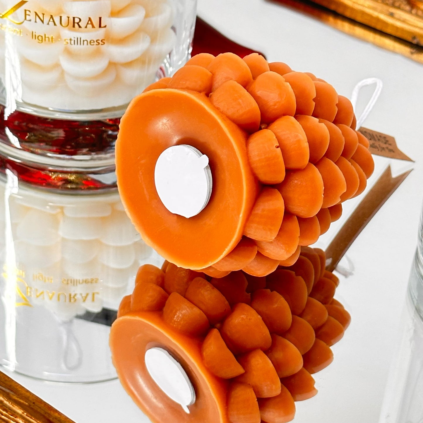 Holiday Candle— Pinecone Candle (Amber Pine)