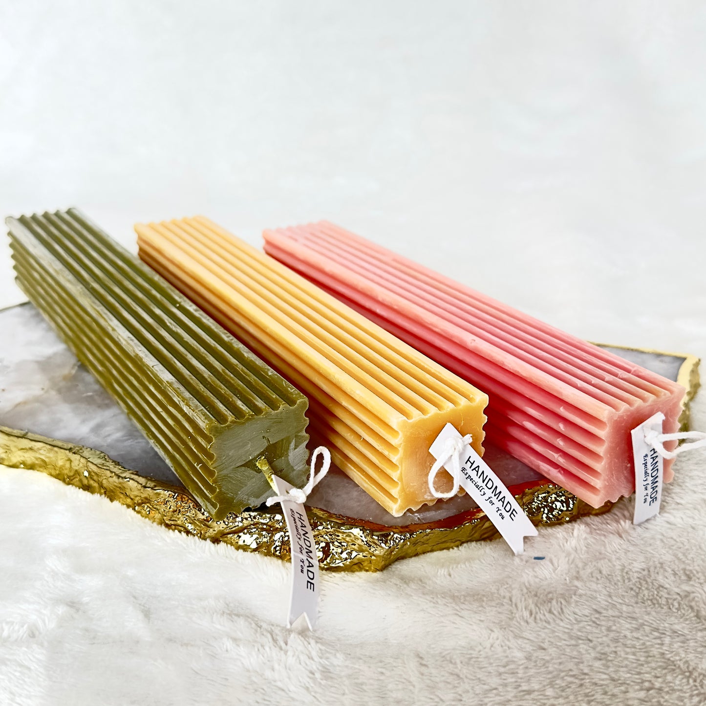 Morandi Square Column — Sculpted Ridges