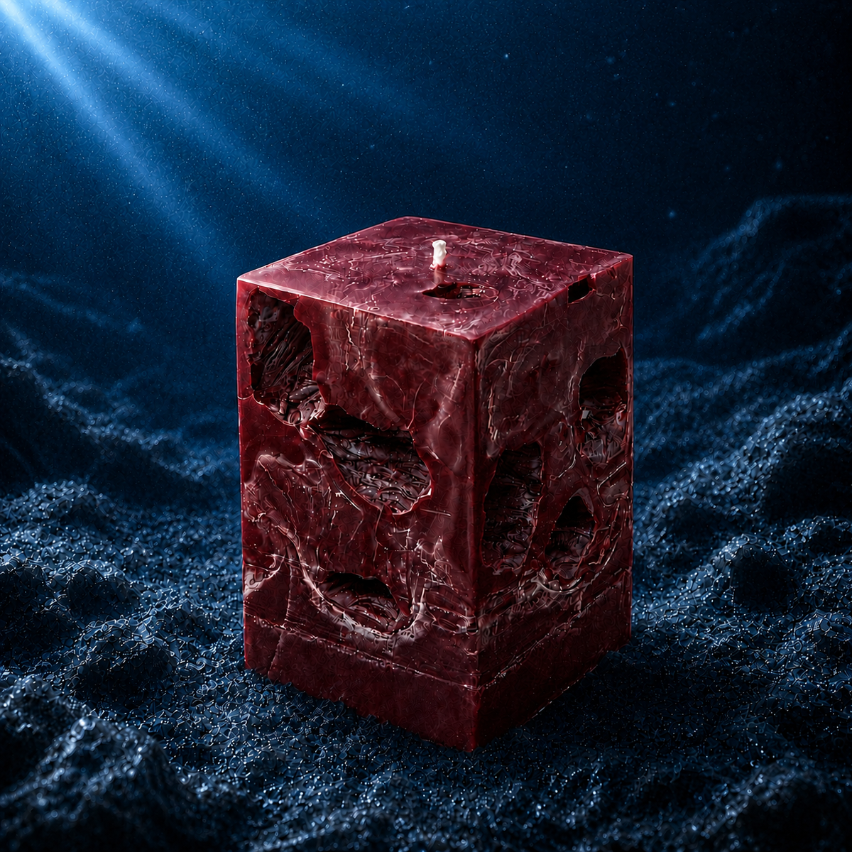 Aether Hollows — Deep Crimson Monolith