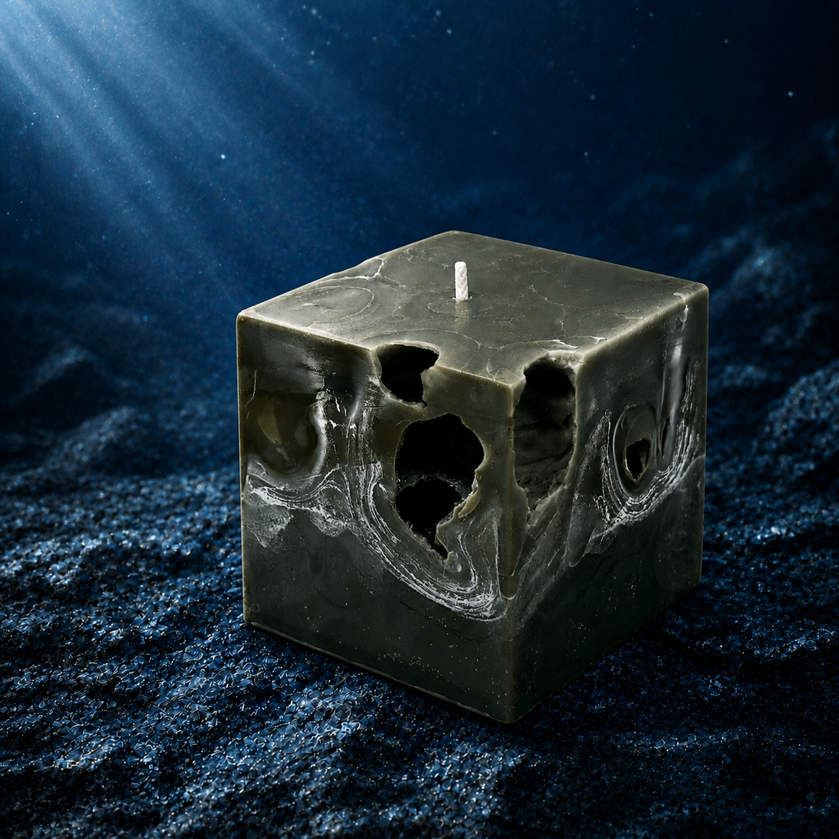 Aether Hollows — Olive Strata Cube