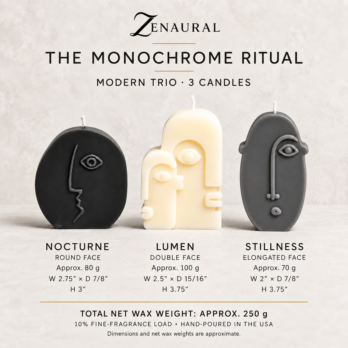 The Monochrome Ritual — Modern Trio