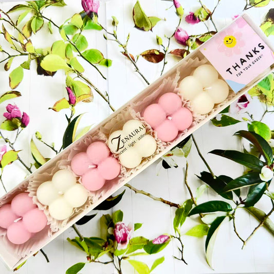 The Bubble Ritual — Blush & Cream Set