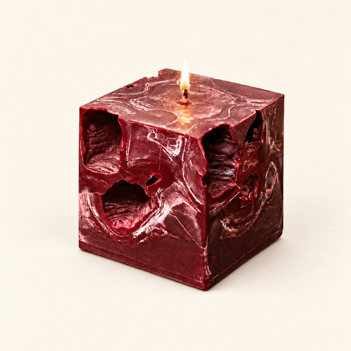 Aether Hollows — Deep Crimson Cube