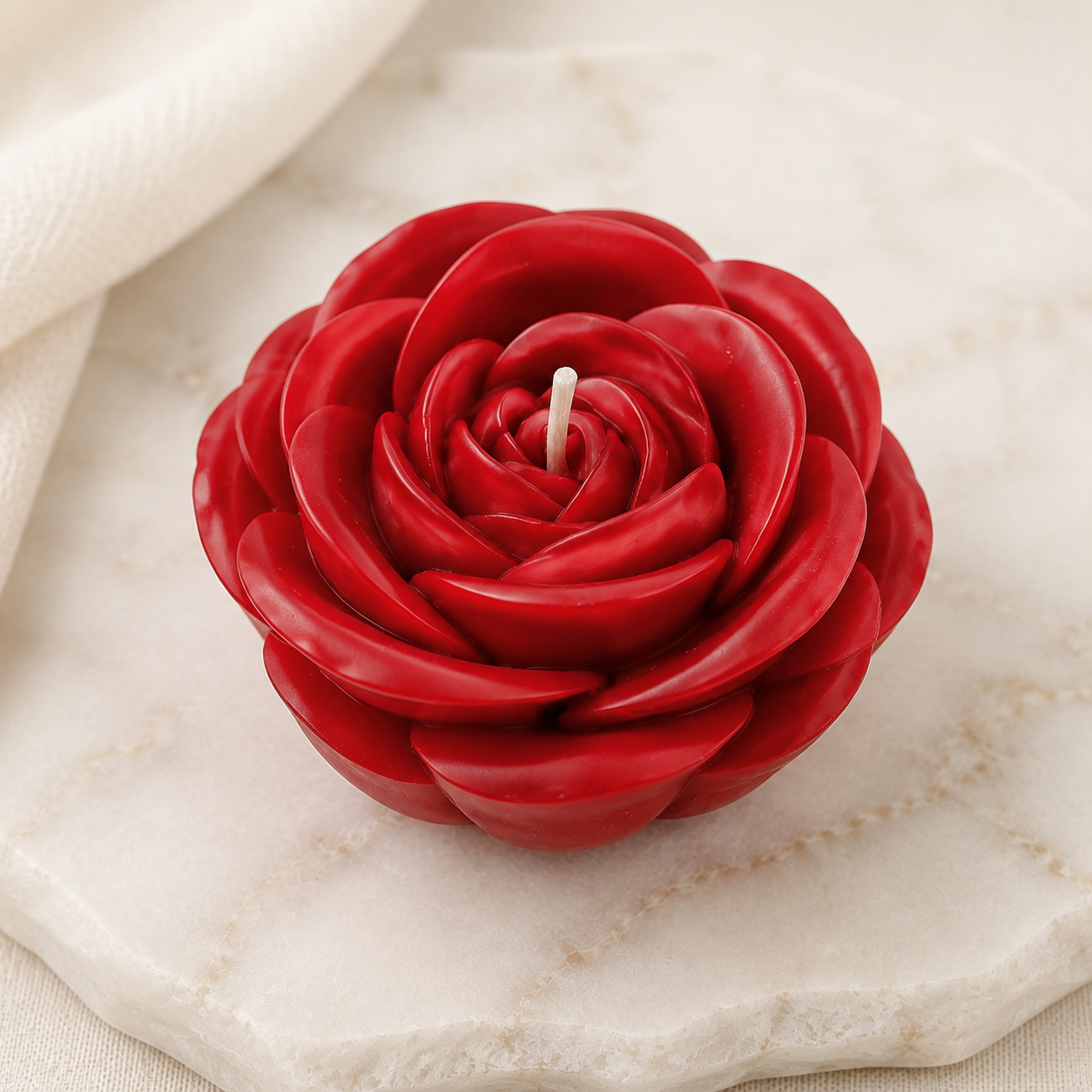 Rose Gift Set — Petite Four · Ivory & Crimson