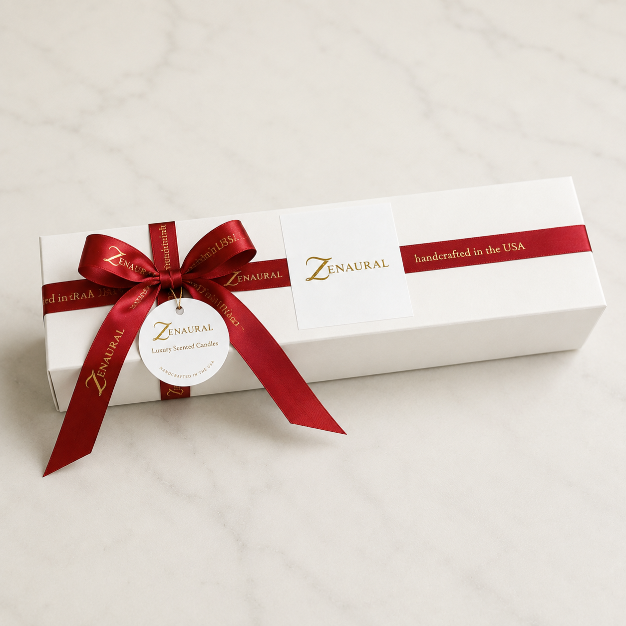 Rose Gift Set — Petite Four · Ivory & Crimson