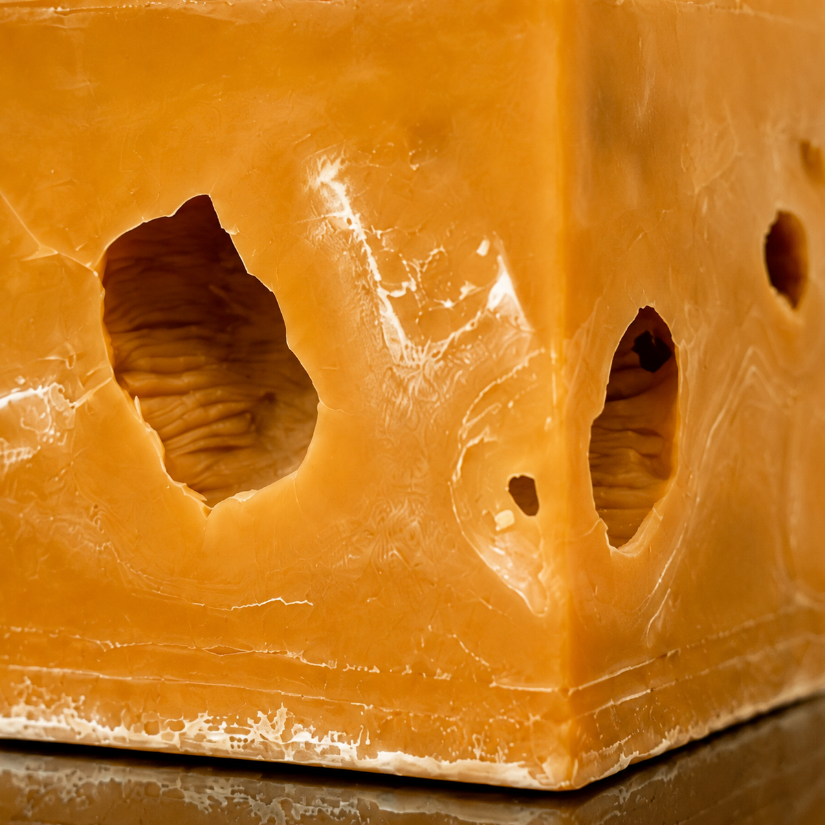 Aether Hollows — Amber Quartz Cube