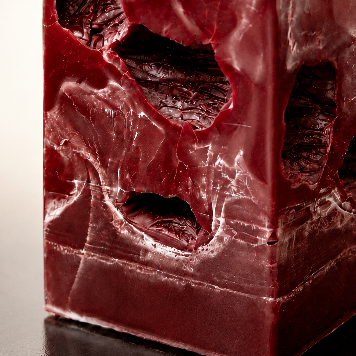 Aether Hollows — Deep Crimson Monolith