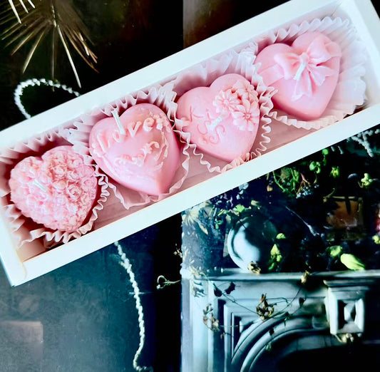 Wick & Melt 4-Heart Collection
