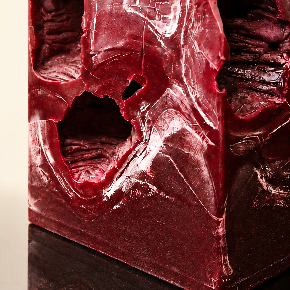 Aether Hollows — Deep Crimson Cube