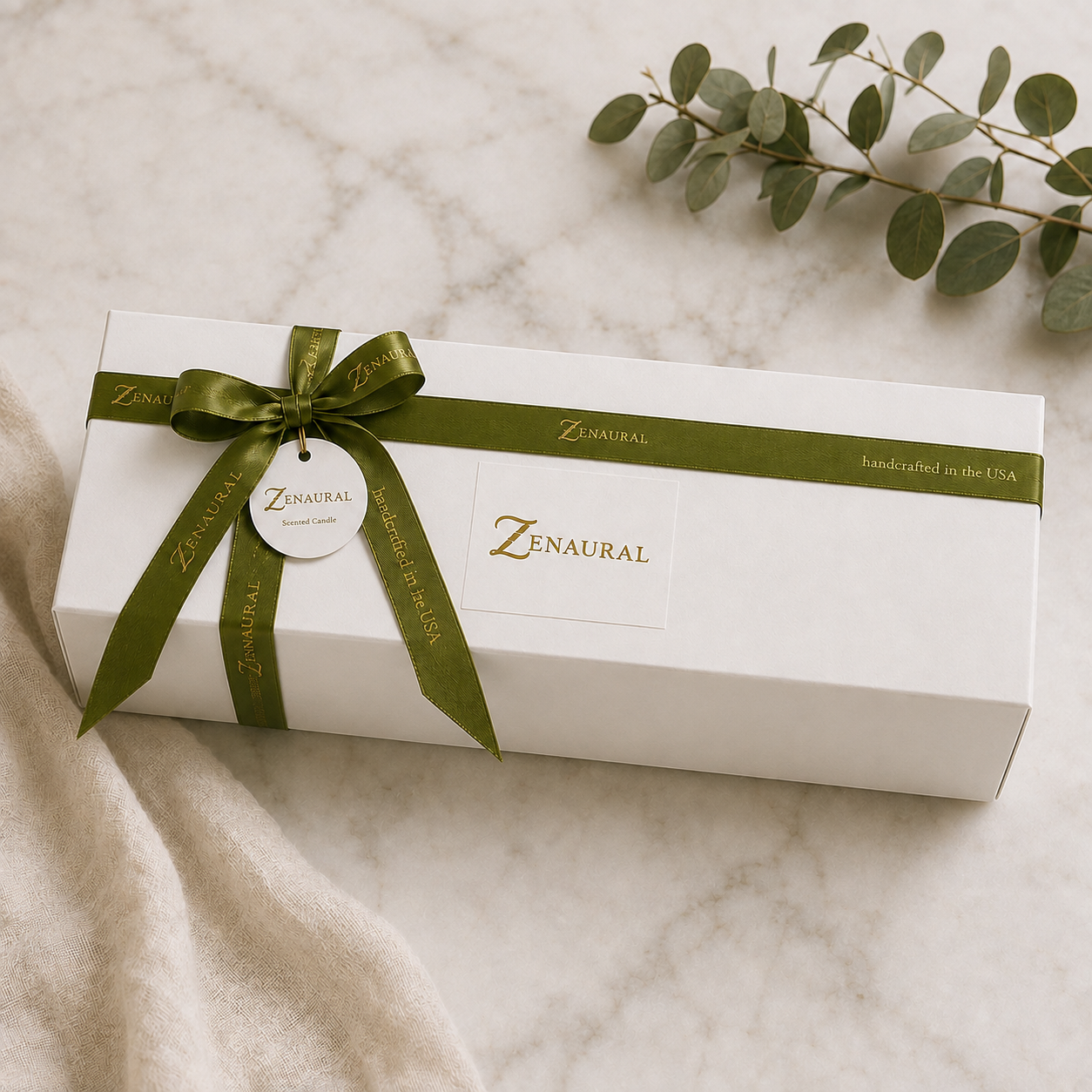 Rose Gift Set — Petite Four · Ivory &amp; Evergreen