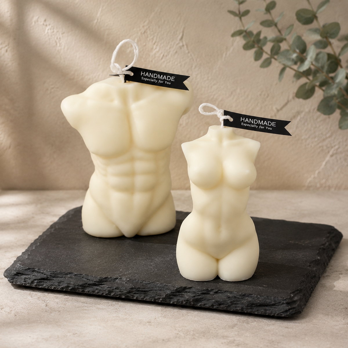 Sculpted Serenity — His & Her Duo — Ivory Edition
