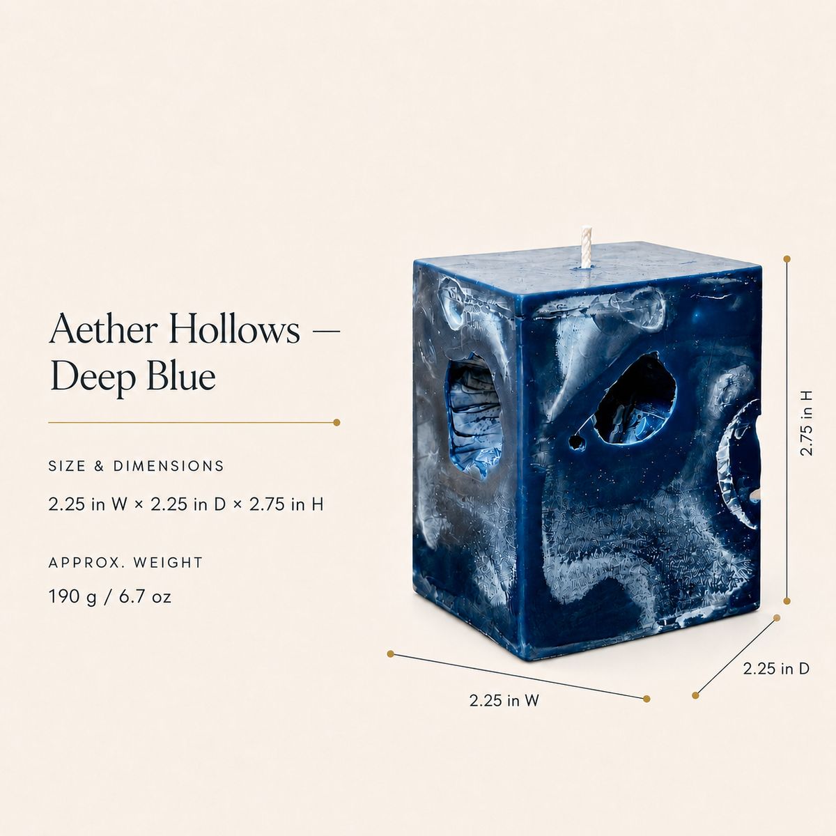 Aether Hollows — Deep Blue Petite