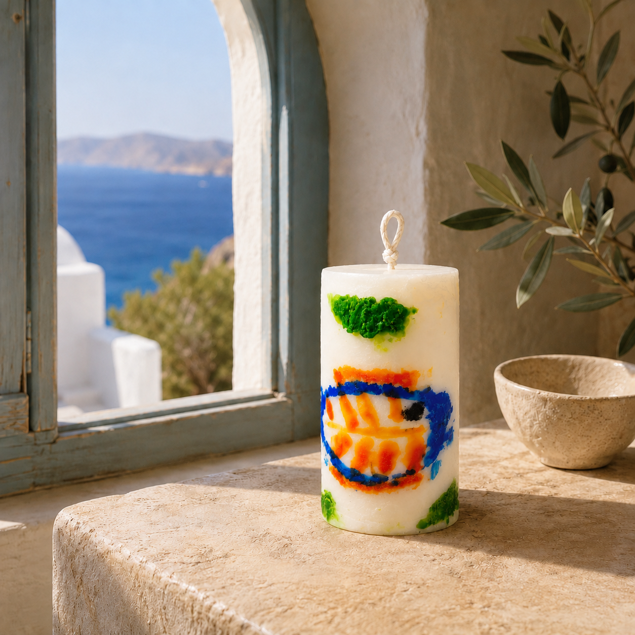 Poème en Cire — Aegean Fish · Mythic Blue