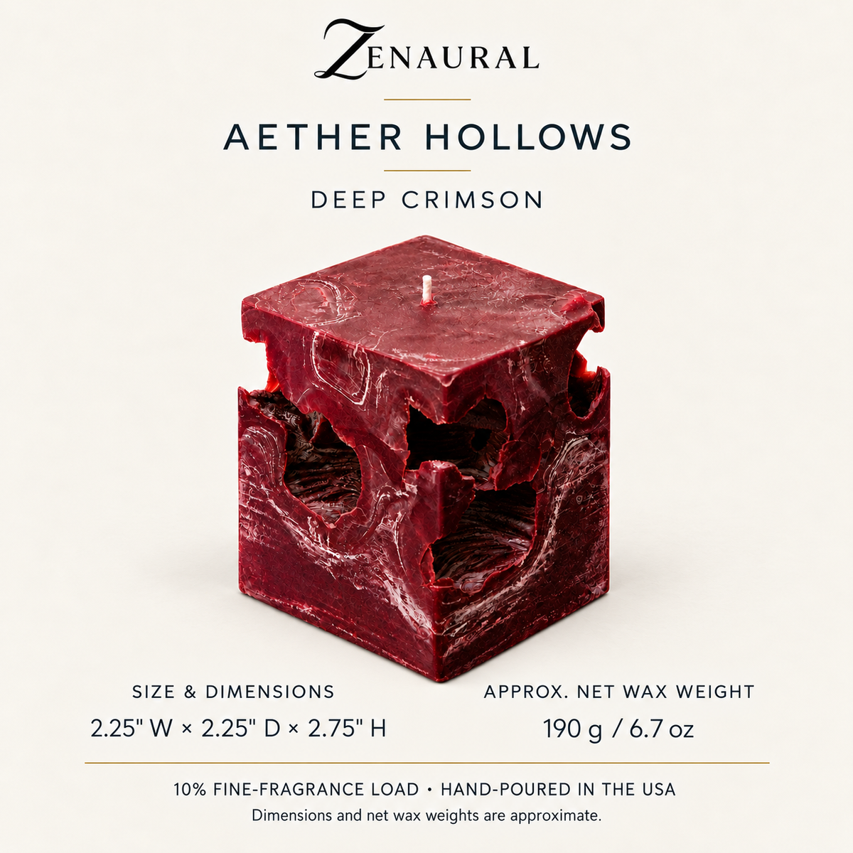 Aether Hollows — Deep Crimson Petite