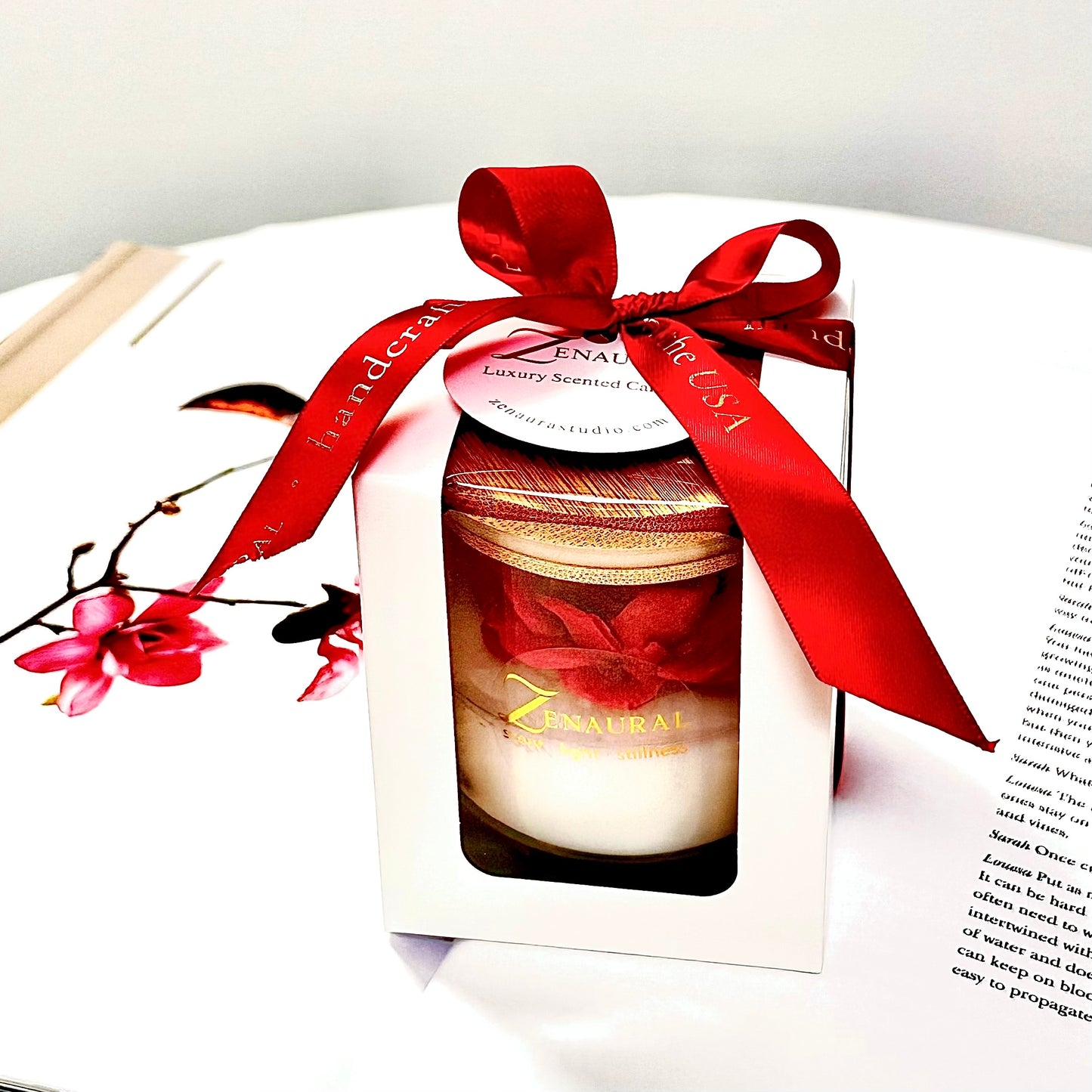 Veloria Gift Bloom — Crimson Grace