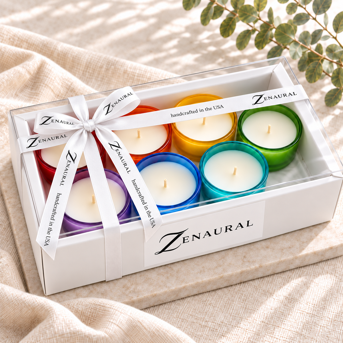 Color Glass Tealight Cups — Seven Notes of Light