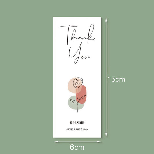 Accessory--Rose Rectangular Sealing Stickers