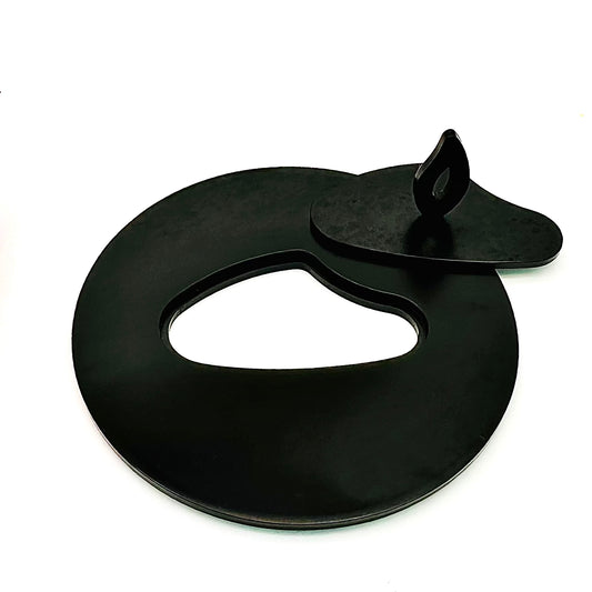 AromaFlow Lid- Stainless Steel Black-Cloud