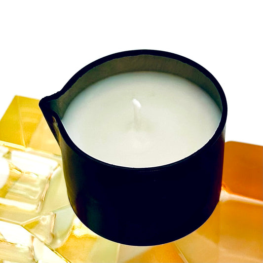 Wander Melt – Lidded Massage Tin Candle-Black