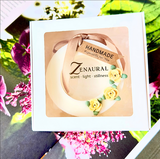 Rose Wax Sachet — Mini Ceramic Roses (Ring)