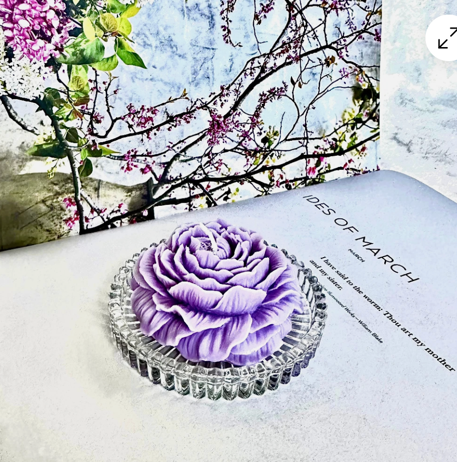Flower Wax Art - Single - Purple Whisper